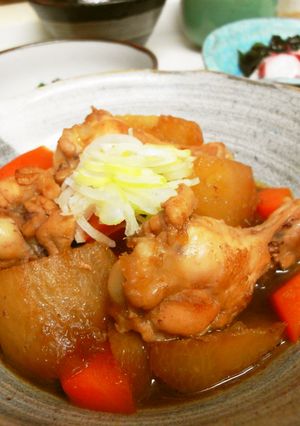 *こってり*手羽元と大根の煮物*-レシピのメイン写真