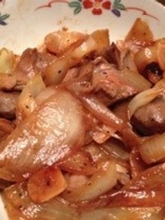 *〜砂肝と玉ねぎの炒め物〜*-レシピのメイン写真