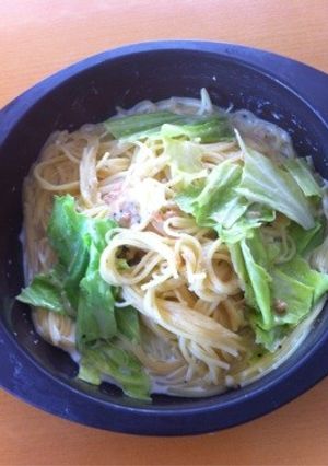 シリコンスチーマー☆簡単鮭クリームパスタ-レシピのメイン写真
