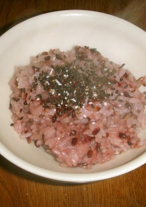 綺麗になりましょう　黒米ご飯-レシピのメイン写真