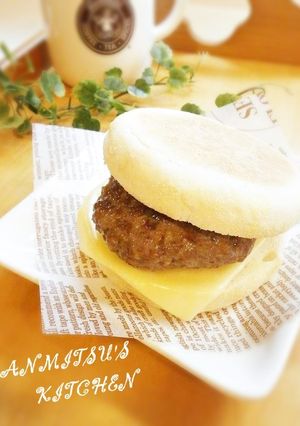子どもが喜ぶ朝マック風ソーセージマフィン-レシピのメイン写真