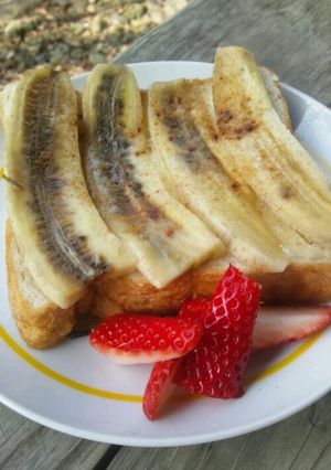 バナナトースト-cinnamon--レシピのメイン写真