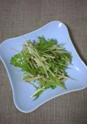 はごたえ おもしろ水菜サラダ★-レシピのメイン写真