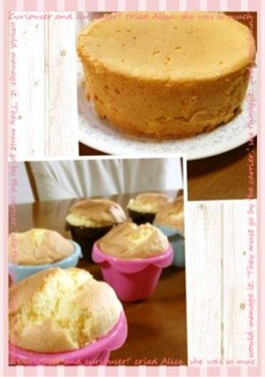 簡単シフォン風スポンジ☆ノンオイルケーキ-レシピのメイン写真