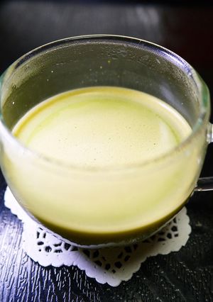白ココアで簡単！おうちカフェ★抹茶ラテ-レシピのメイン写真