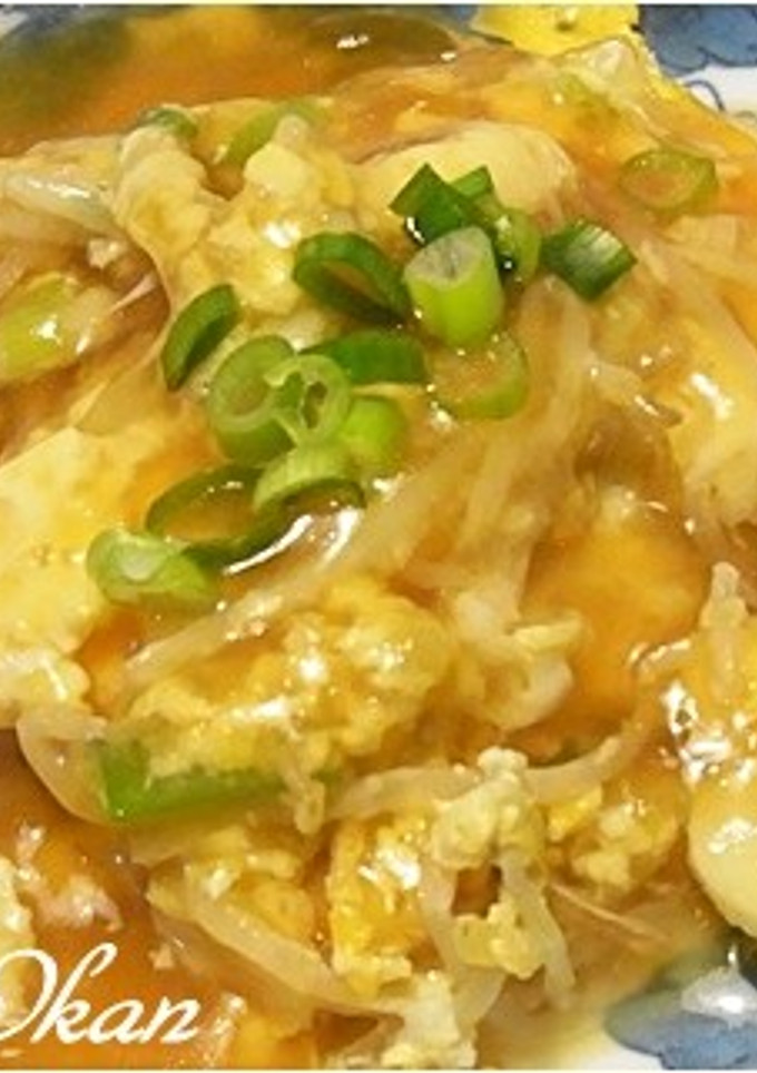 チクワとモヤシの卵とじあんかけ-レシピのメイン写真