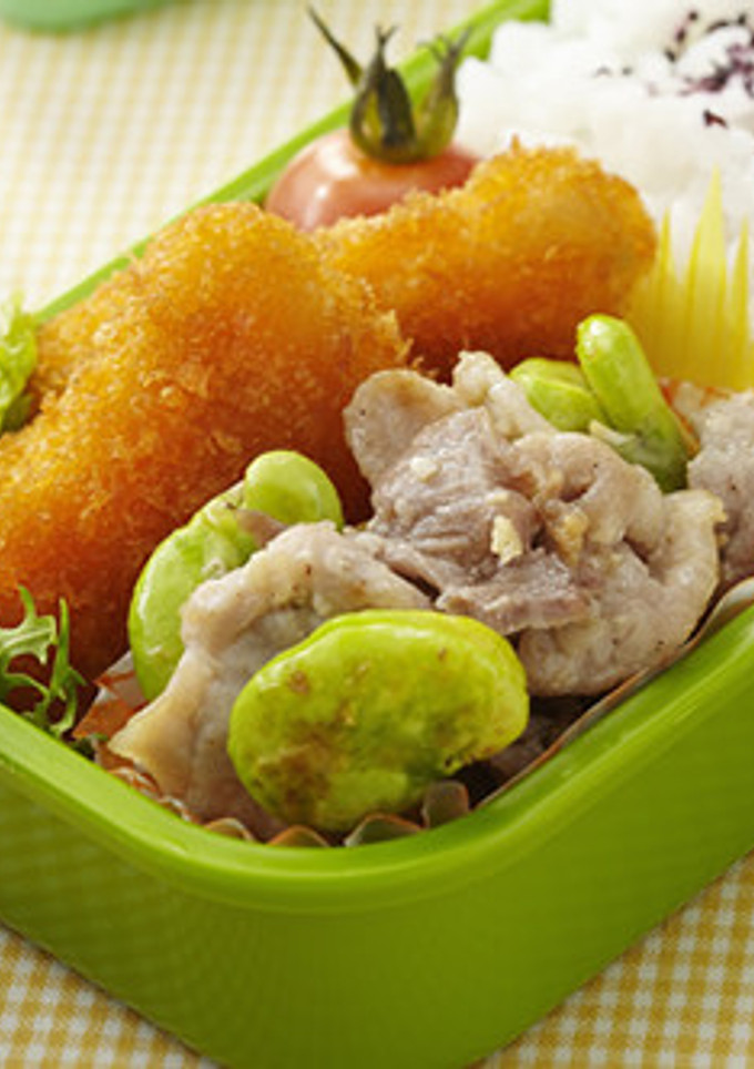 豚とそら豆の塩麹炒め-レシピのメイン写真