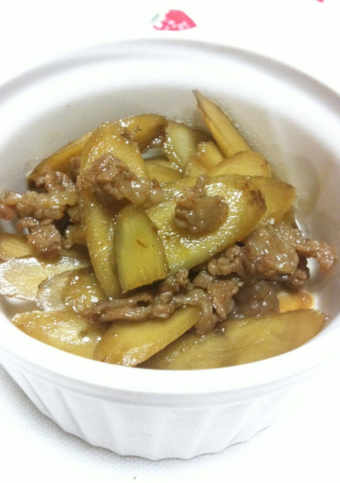 ごぼうと牛肉の煮物-レシピのメイン写真