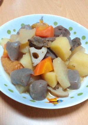 切り出し肉の煮物-レシピのメイン写真