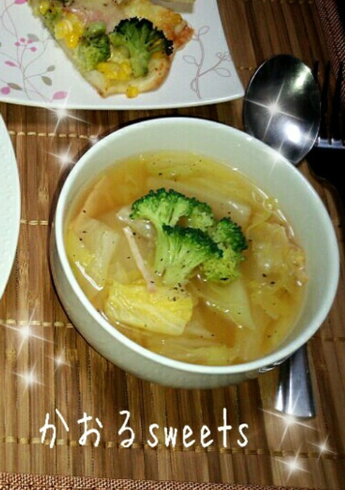 白菜の簡単スープ-レシピのメイン写真
