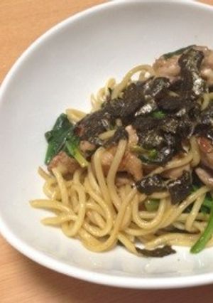 時短☆ちゃんぽん麺でズボラ和風パスタ-レシピのメイン写真