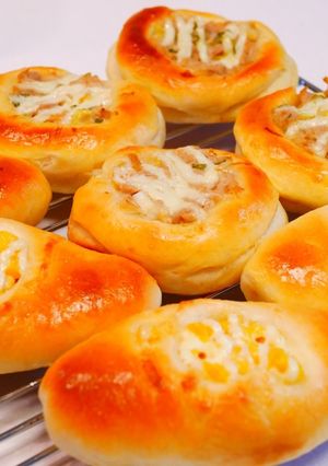意外と簡単？手ごね＆レンジ発酵のパン！-レシピのメイン写真
