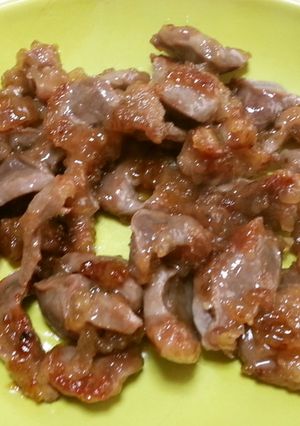 超お勧め！コンソメ味の砂ずり炒め-レシピのメイン写真