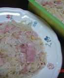 レンジとシリコンスチーマーで☆塩そば飯