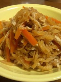 祖母の味*普通の切り干し大根煮-レシピのメイン写真