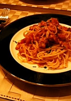 ◆簡単本格的♡ツナのトマトソースパスタ◆-レシピのメイン写真