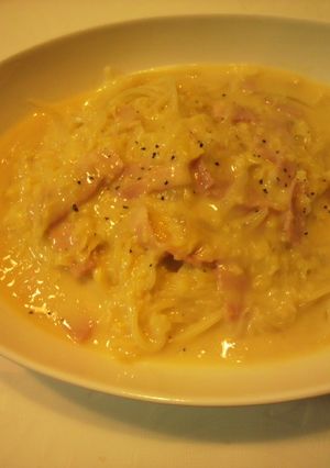 簡単☆ベーコンとコーンのスープパスタ-レシピのメイン写真