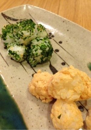 ☆手づかみ離乳食☆コロコロ2色おにぎり-レシピのメイン写真