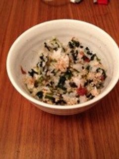 ほうれん草とシラスの混ぜ御飯-レシピのメイン写真