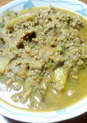 スパイシー挽き肉とナスのカレー煮-レシピのメイン写真