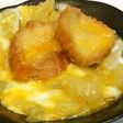白菜と油麩の卵とじ