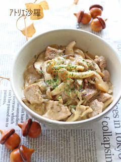 簡単!豚ヒレ肉&きのこ✿クリーム煮込み✿-レシピのメイン写真