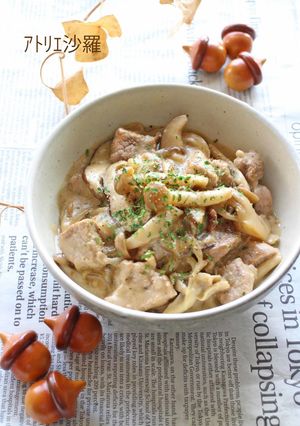 簡単！豚ヒレ肉＆きのこ✿クリーム煮込み✿-レシピのメイン写真