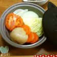 たっぷり胡麻酢で食べる蒸し野菜❀
