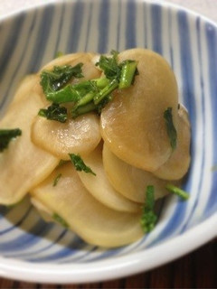 蕪のニンニク醤油炒め-レシピのメイン写真