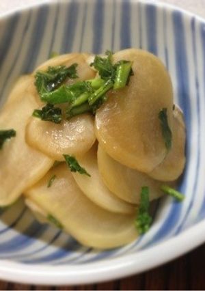 蕪のニンニク醤油炒め-レシピのメイン写真