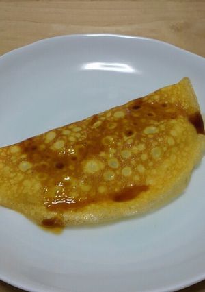 醤油で食べる甘いオムレツ-レシピのメイン写真