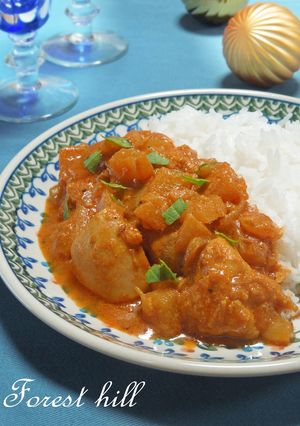 林檎とチキンのインド風カレー-レシピのメイン写真