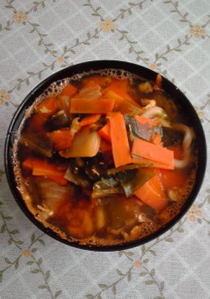キムチうどん-レシピのメイン写真