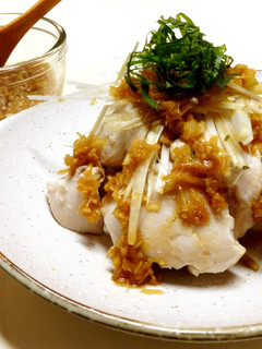 ☆蒸し鶏の香味ソース☆-レシピのメイン写真