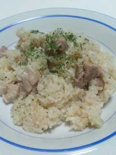 豚ばらバターしょうゆご飯-レシピのメイン写真