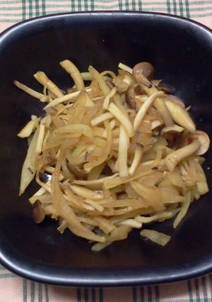 大根とキノコのカレー炒め-レシピのメイン写真