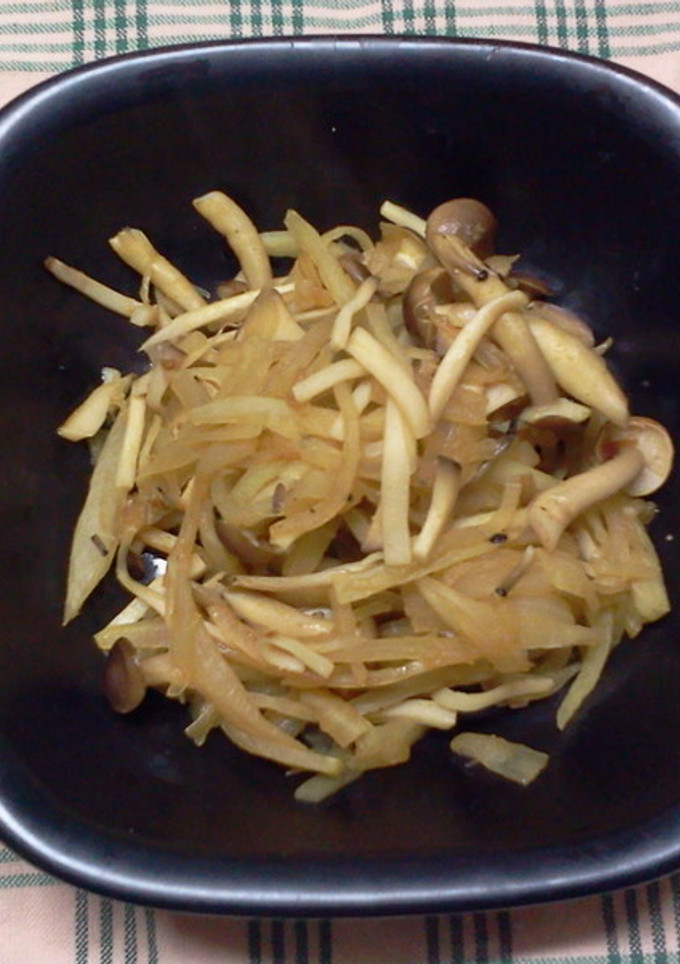 大根とキノコのカレー炒め-レシピのメイン写真
