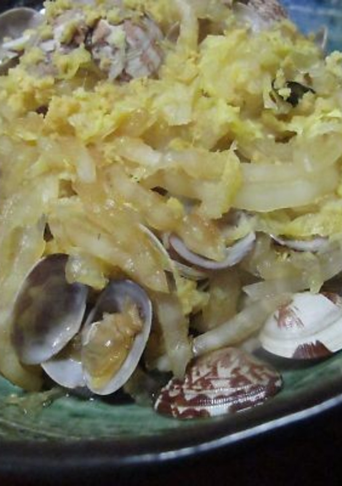 あさりと白菜の蒸し煮-レシピのメイン写真