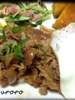 ご飯がススム!豚肉の甘辛炒め!-レシピのメイン写真