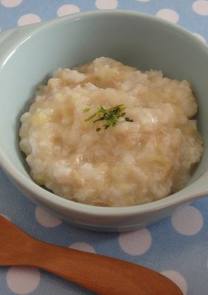 ＊離乳食中期＊ツナと春キャベツのリゾット-レシピのメイン写真