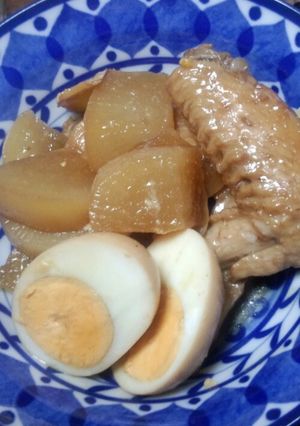 手羽先と大根の煮物☆プルプルでもサッパリ-レシピのメイン写真