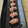 チェリーとゴルゴンのベーコンおつまみ