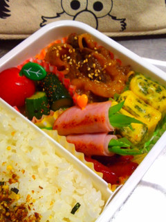 お弁当に♪ 絹さやのハム巻き☆-レシピのメイン写真
