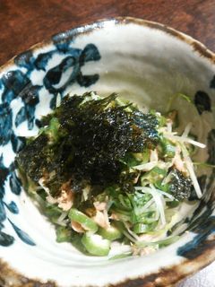 水菜とオクラの和え物!-レシピのメイン写真
