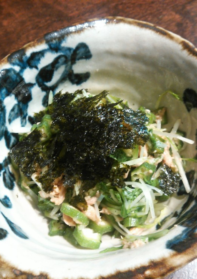 水菜とオクラの和え物！-レシピのメイン写真