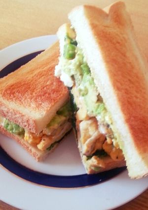 Rのポパイマッシュホットサンド-レシピのメイン写真