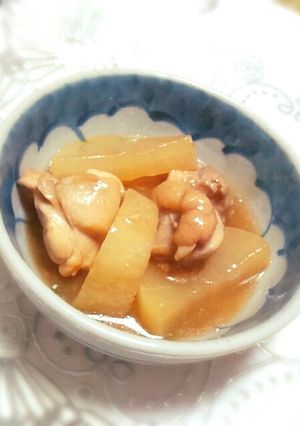 お酢を克服★鶏肉と大根のこっくり煮-レシピのメイン写真