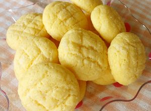 HMで簡単♪メロンパンみたいなクッキー-レシピのメイン写真
