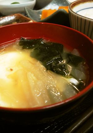 ＊大根とわかめと卵の味噌汁＊-レシピのメイン写真