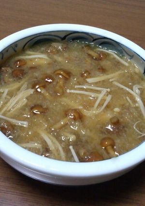 なめこのみぞれ煮-レシピのメイン写真